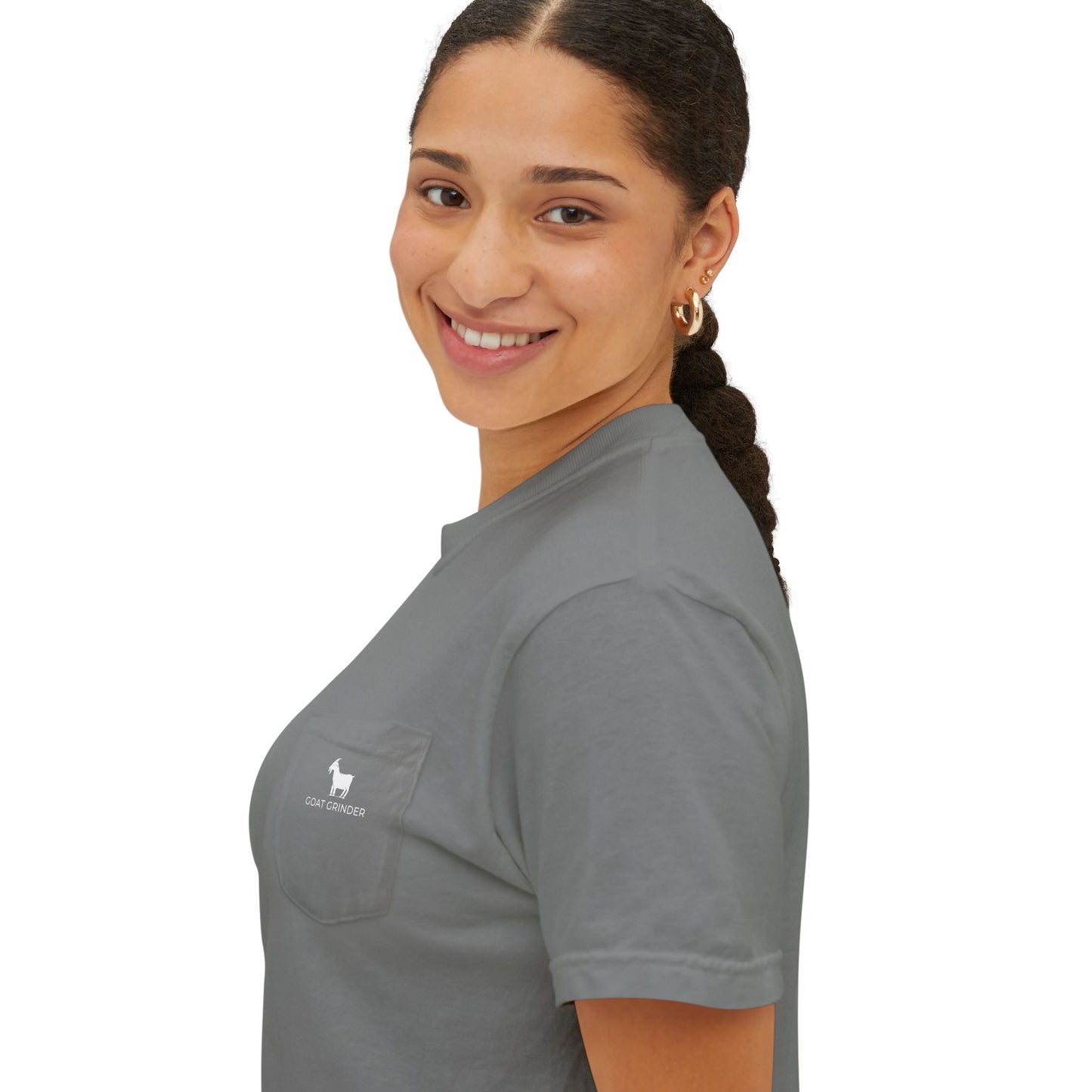 Cozy Goat Grinder Unisex Pocket T-Shirt - Casual Tee