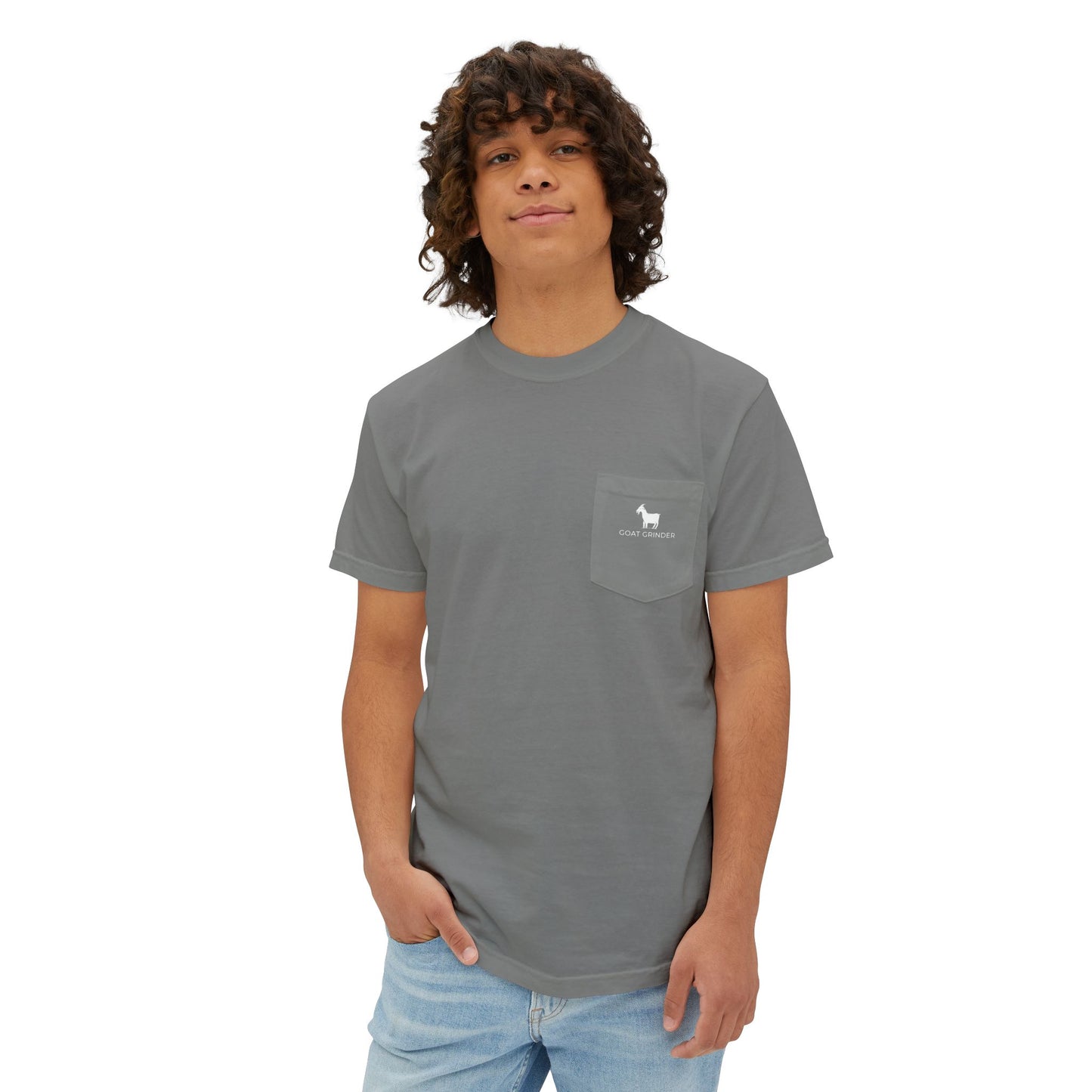 Cozy Goat Grinder Unisex Pocket T-Shirt - Casual Tee