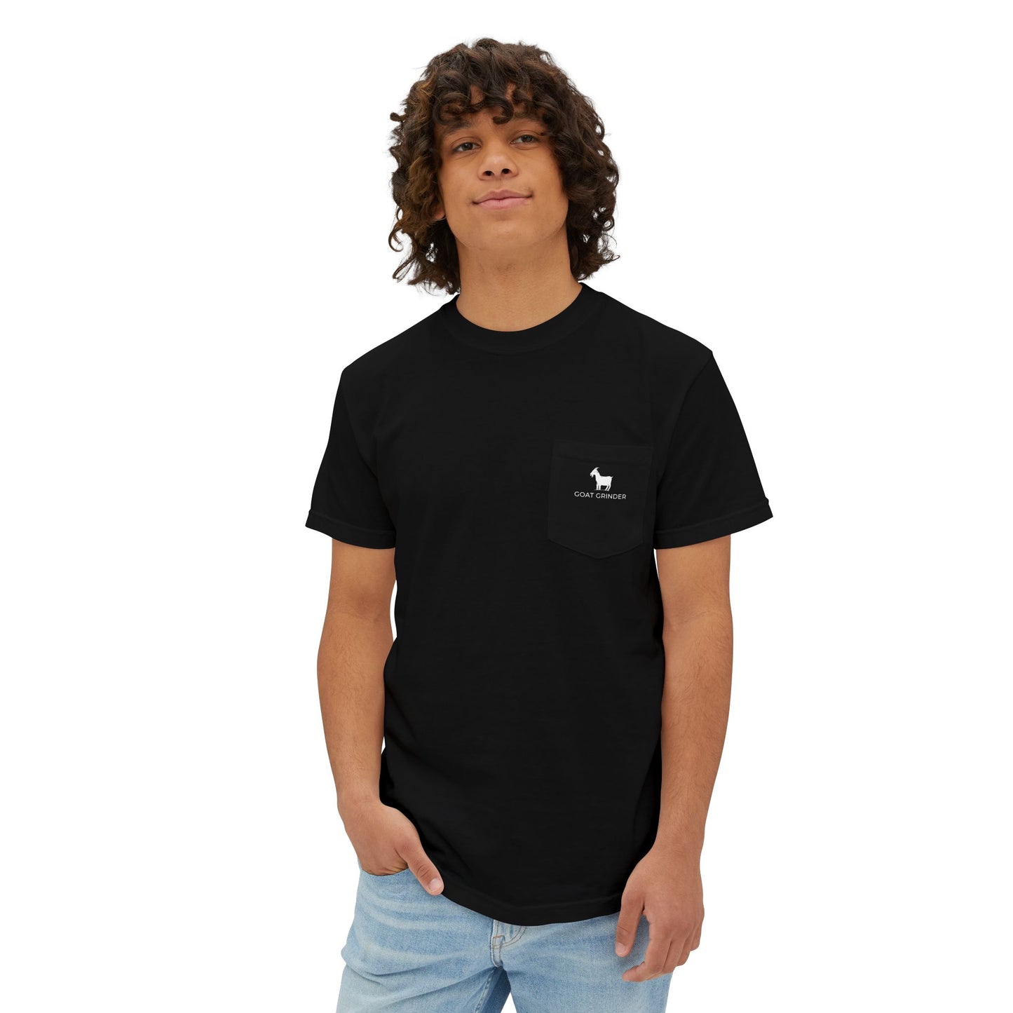 Cozy Goat Grinder Unisex Pocket T-Shirt - Casual Tee