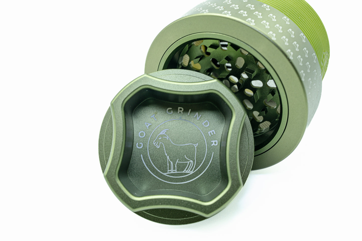 4 Piece Aluminum Herb Grinder | AITH v.I – OG - Repeat Pattern