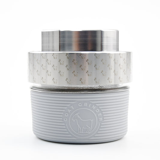 4 Piece Stainless Steel Grinder | AITH v.I – OG - Repeat Pattern