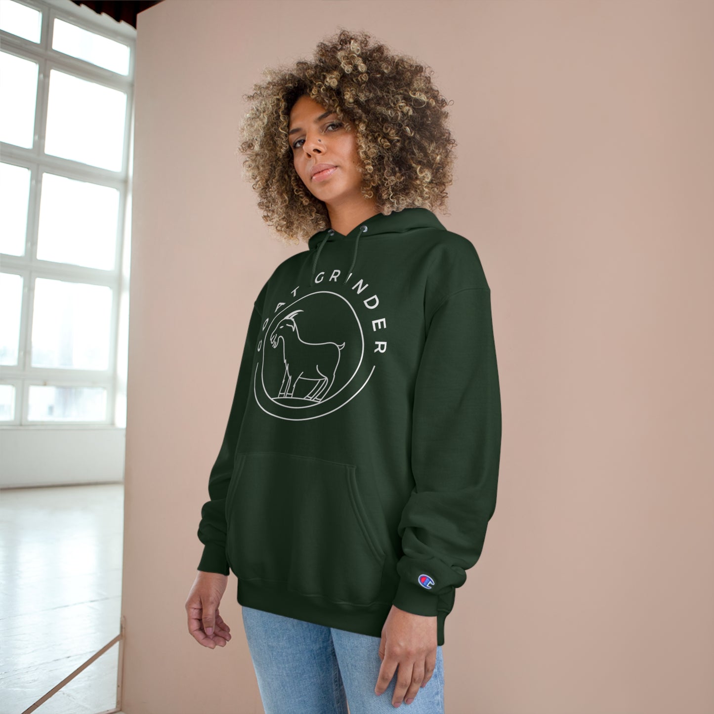 GOAT GRINDER OG Logo Champion Hoodie