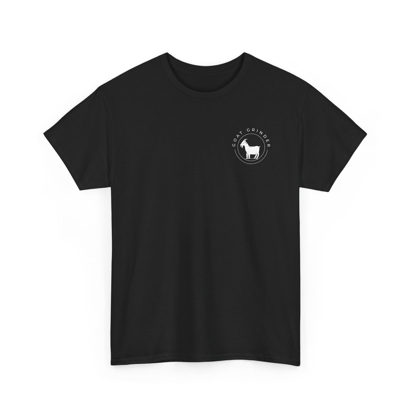 Grinder Goat Unisex Heavy Cotton Tee - Casual Graphic T-Shirt for Animal Lovers