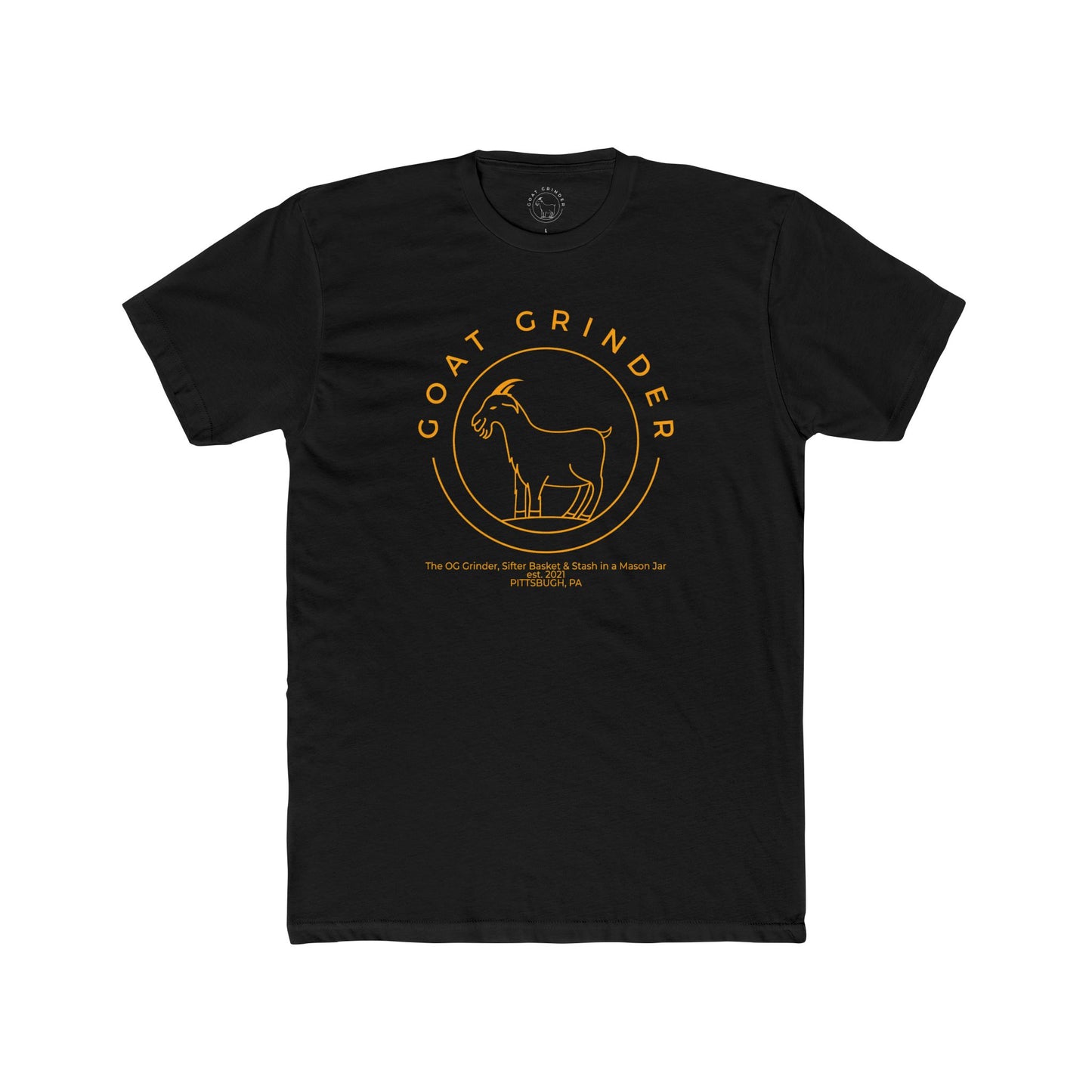 GOAT GRINDER OG Logo Men's Cotton Crew Tee