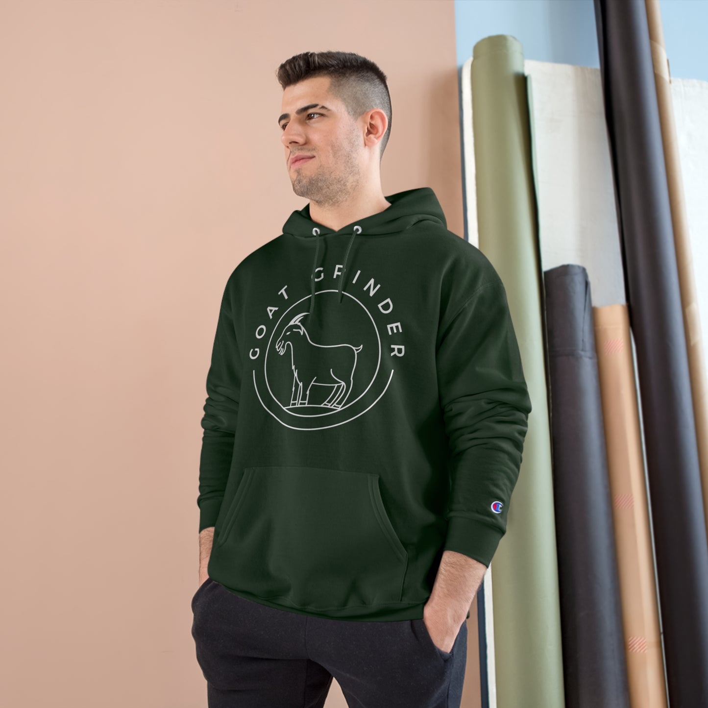 GOAT GRINDER OG Logo Champion Hoodie