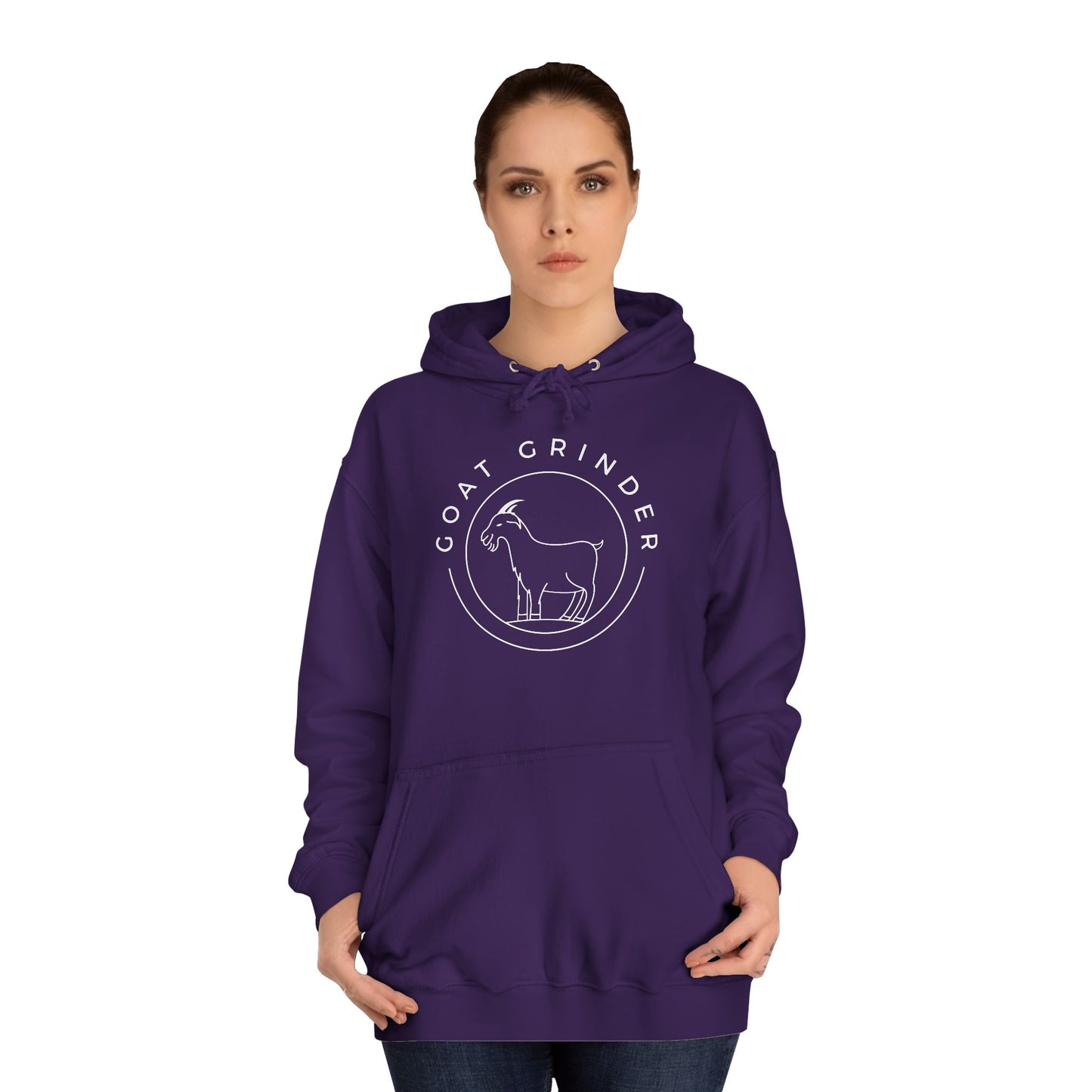 GOAT GRINDER OG Logo Unisex College Hoodie