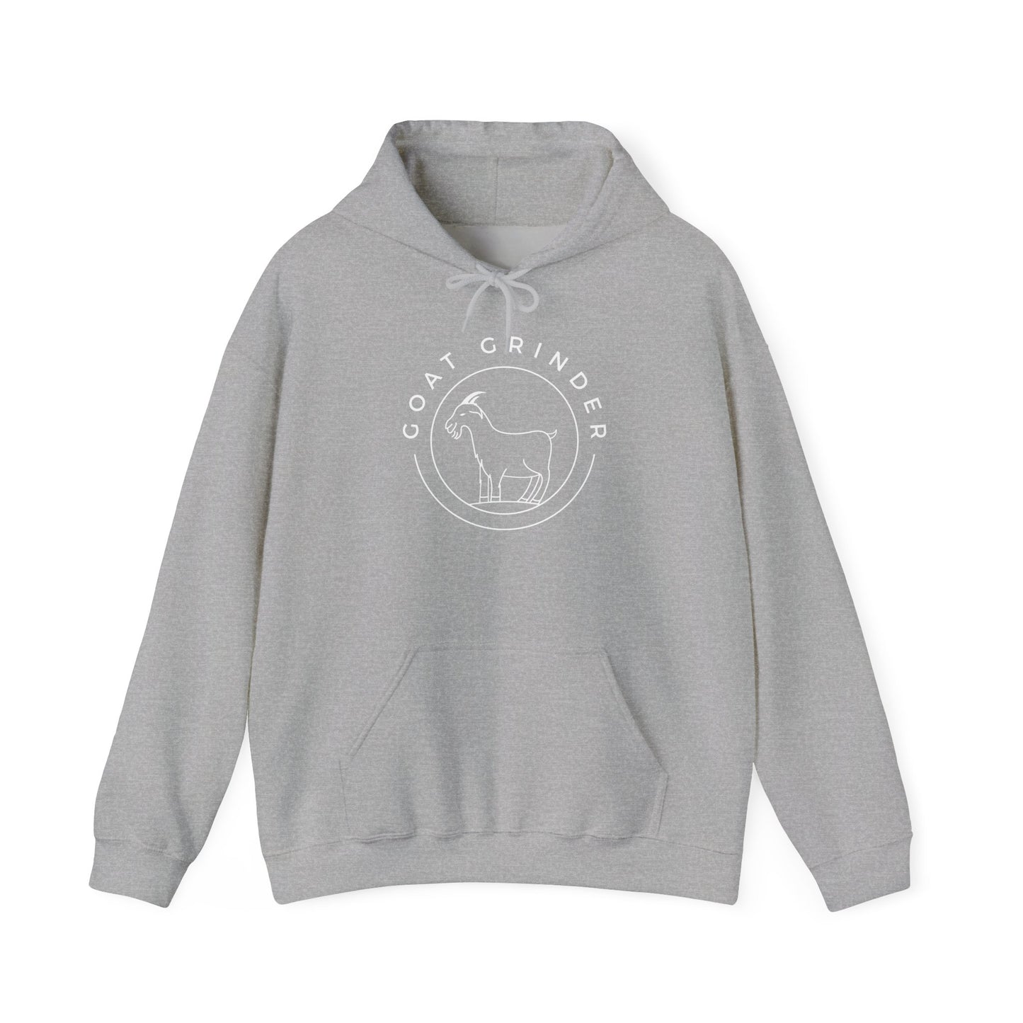 Goat Grinder Hoodie — Minimal Goat Logo Pullover