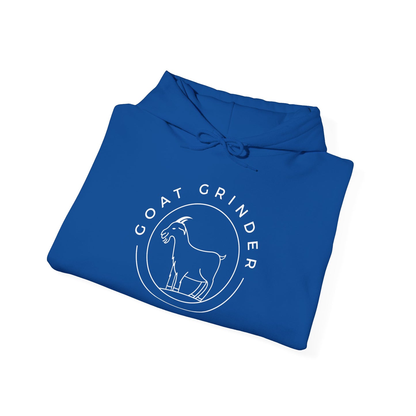 Goat Grinder Hoodie — Minimal Goat Logo Pullover
