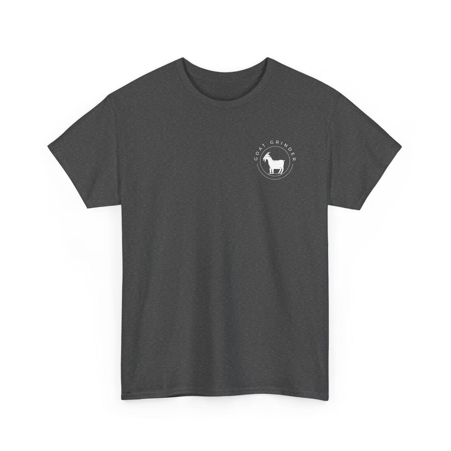 Grinder Goat Unisex Heavy Cotton Tee - Casual Graphic T-Shirt for Animal Lovers