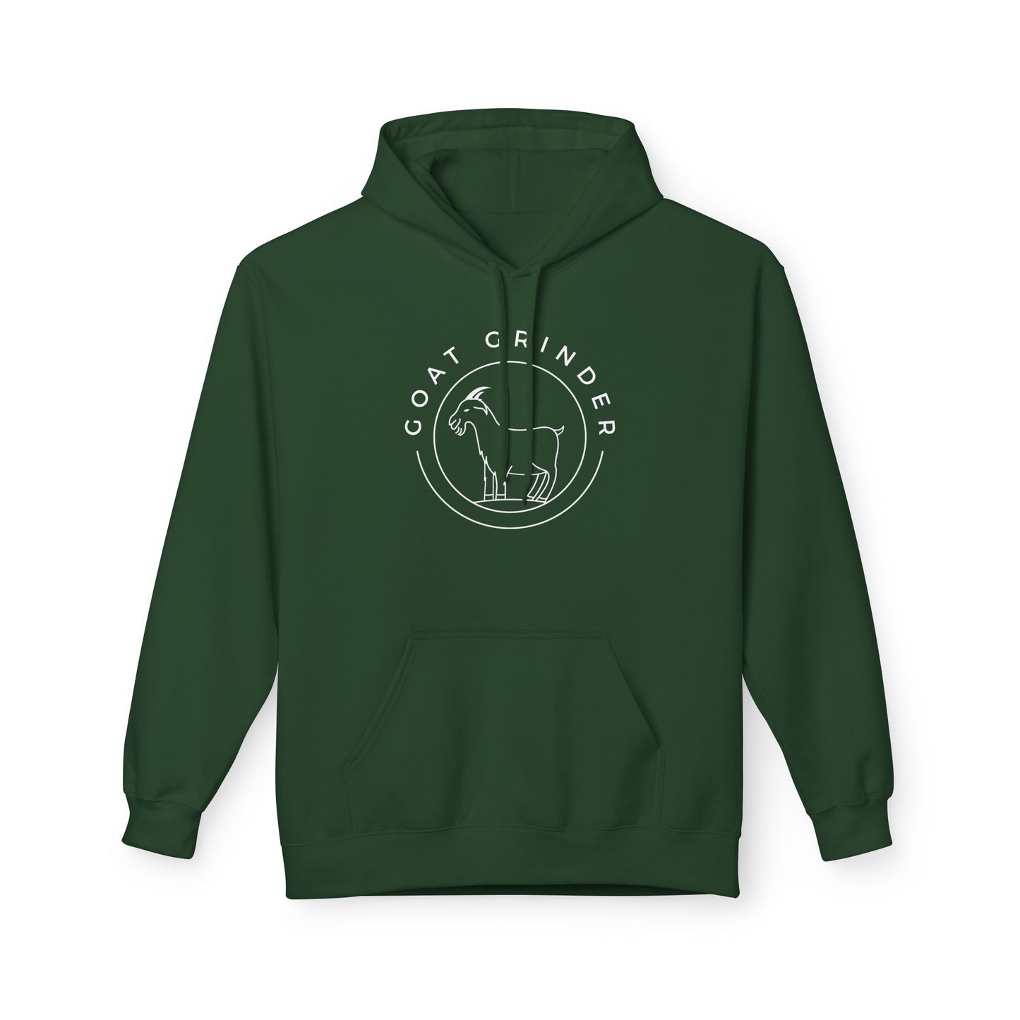 Goat Grinder Logo Hoodie — Fleece Pullover