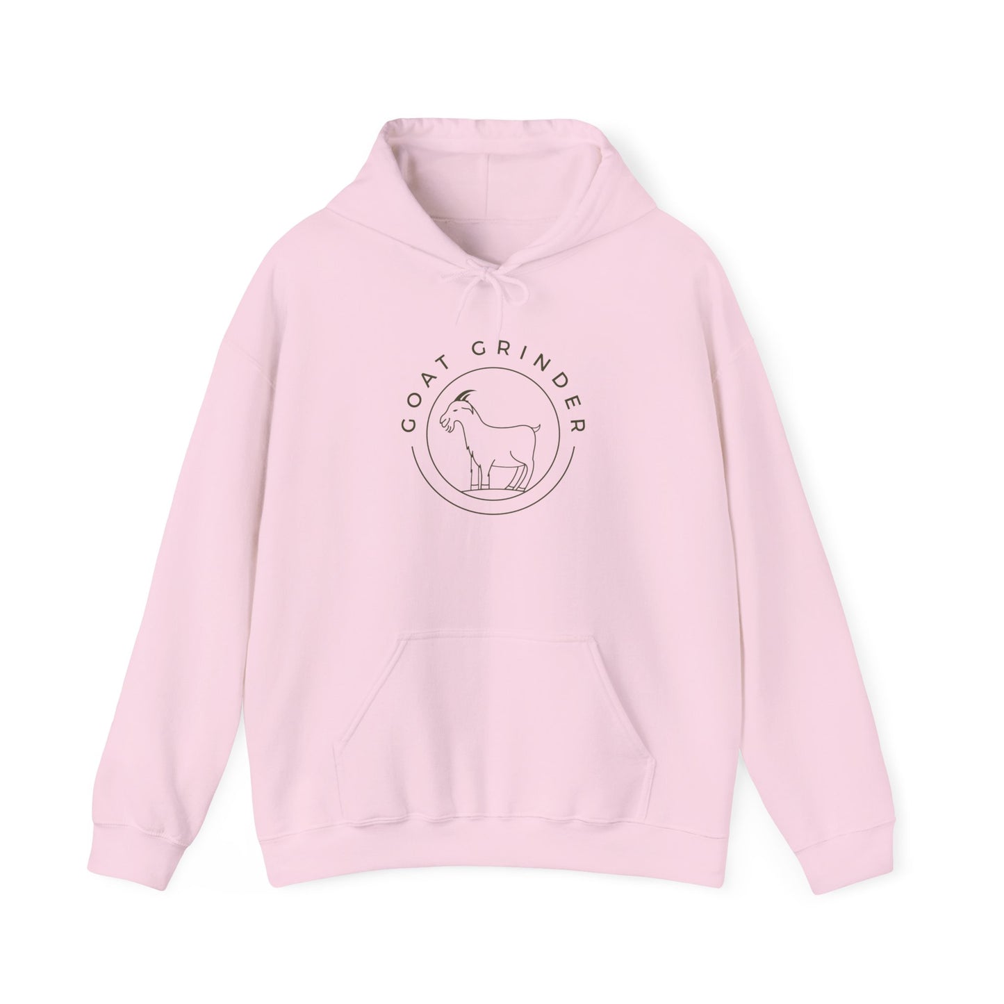 Goat Grinder Hoodie — Minimal Goat Logo Pullover