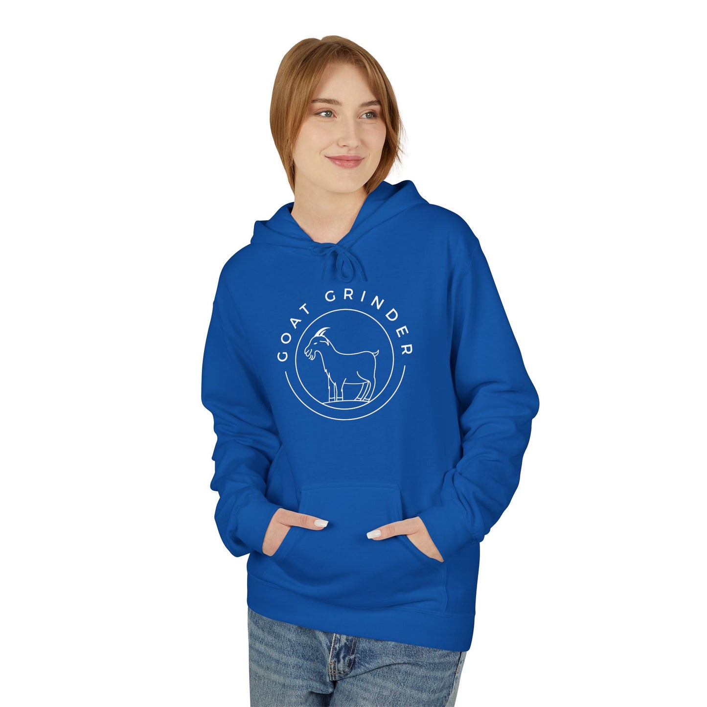 Goat Grinder Logo Hoodie — Fleece Pullover
