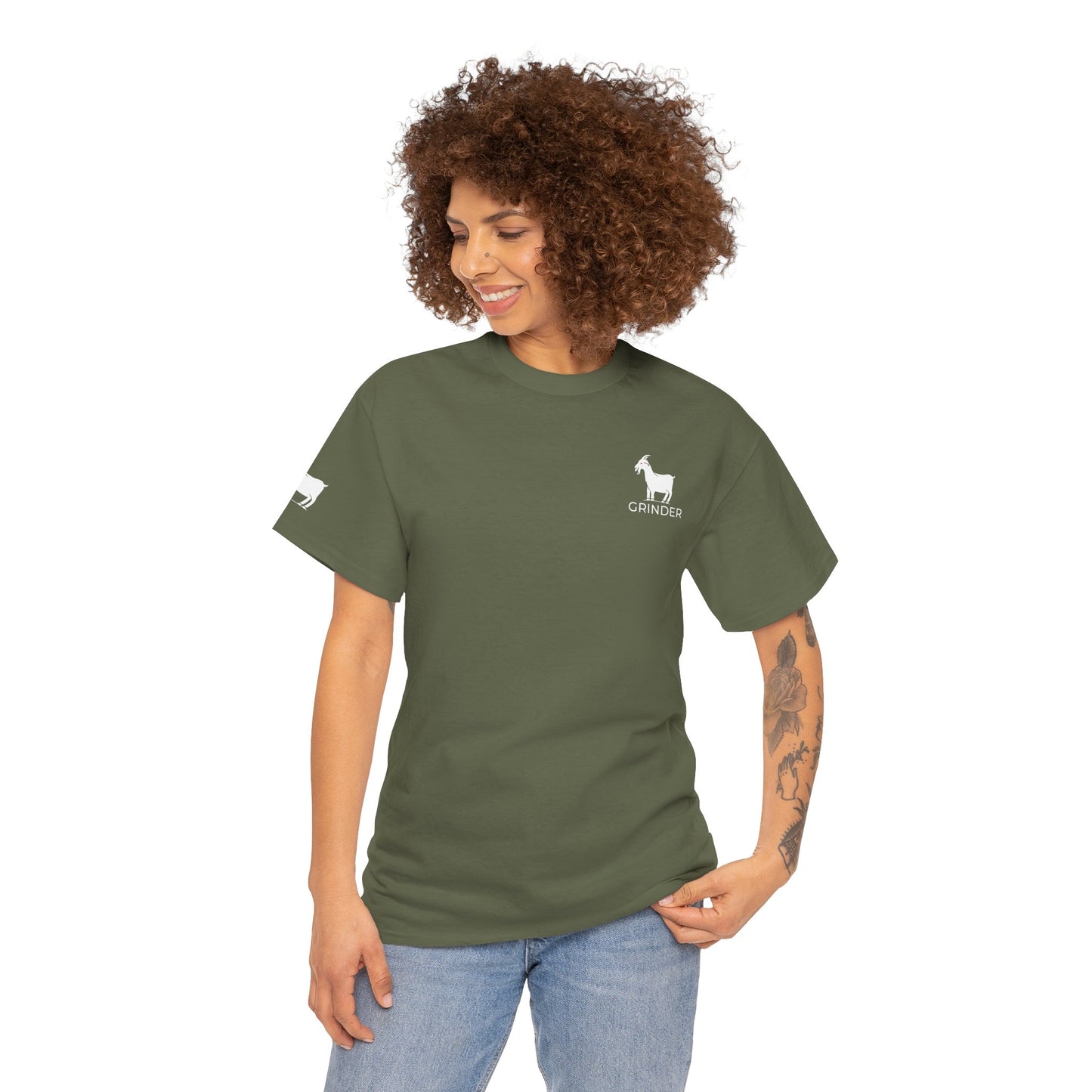 Logo T-shirt on sleeve and chest