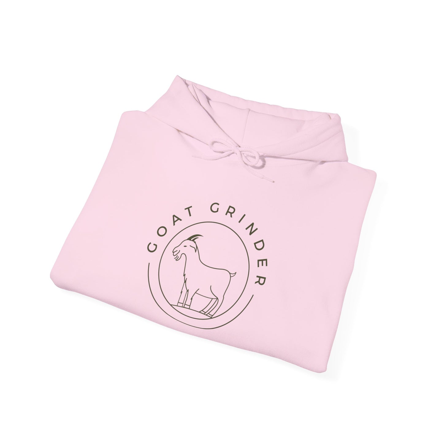 Goat Grinder Hoodie — Minimal Goat Logo Pullover