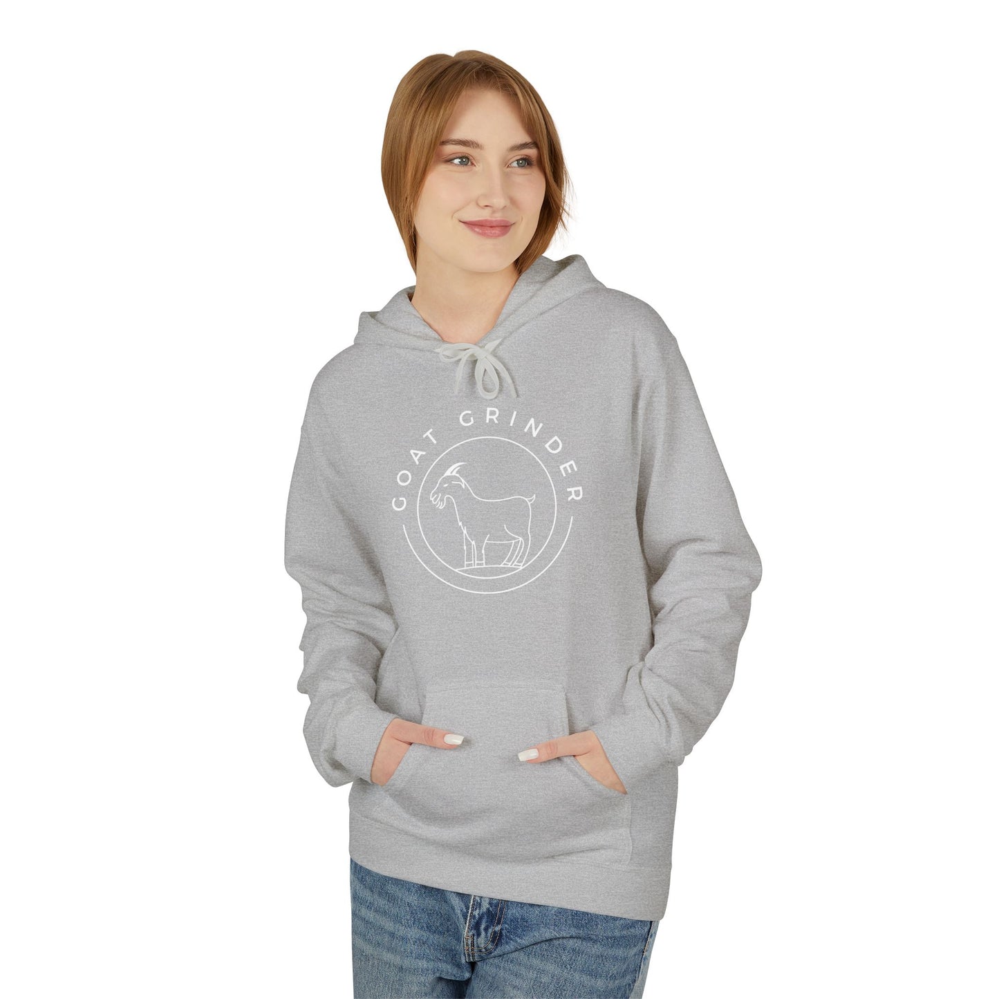 Goat Grinder Logo Hoodie — Fleece Pullover