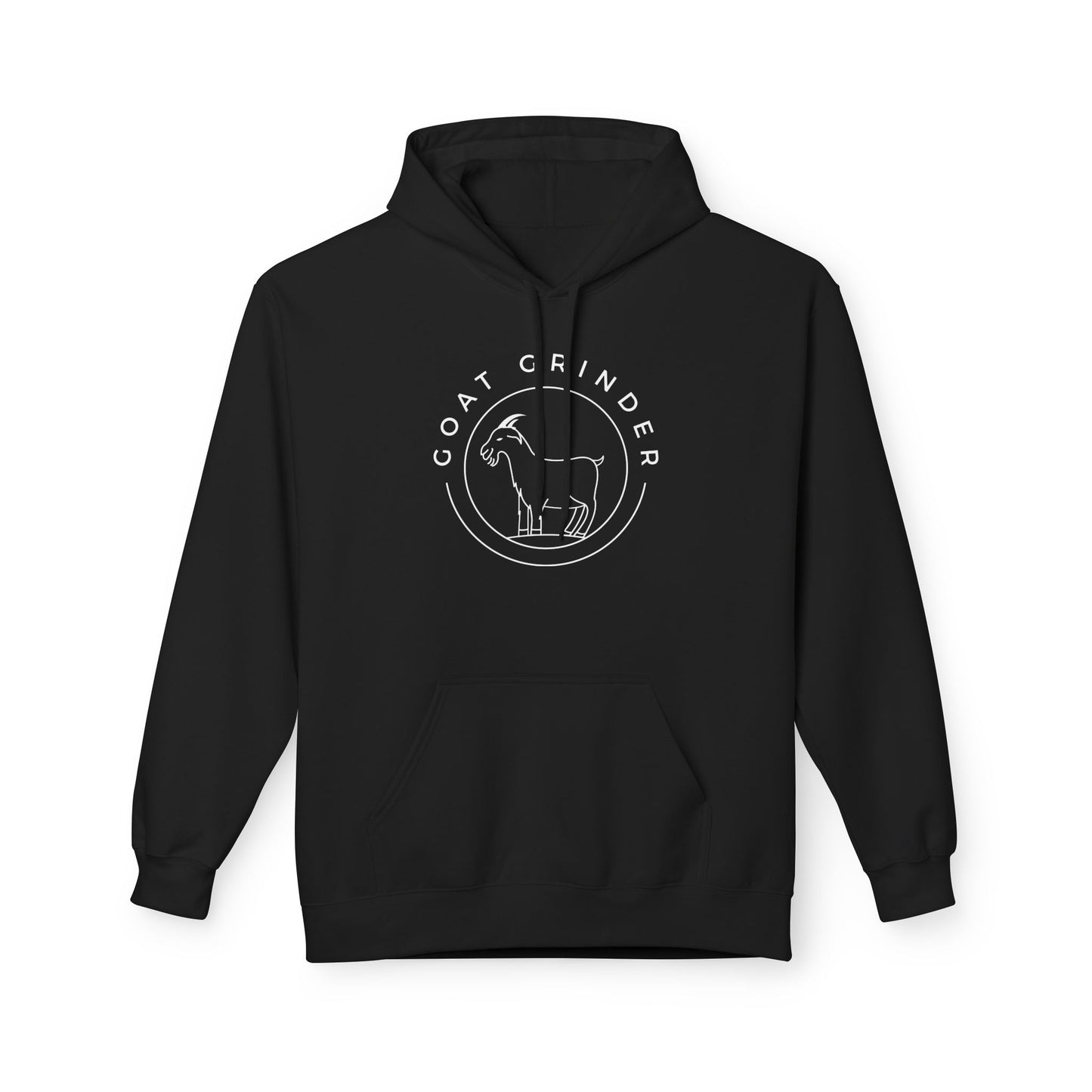 Goat Grinder Logo Hoodie — Fleece Pullover