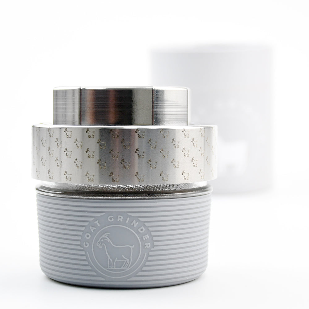 4 Piece Stainless Steel Herb Grinder | AITH v.I – OG - Repeat Pattern