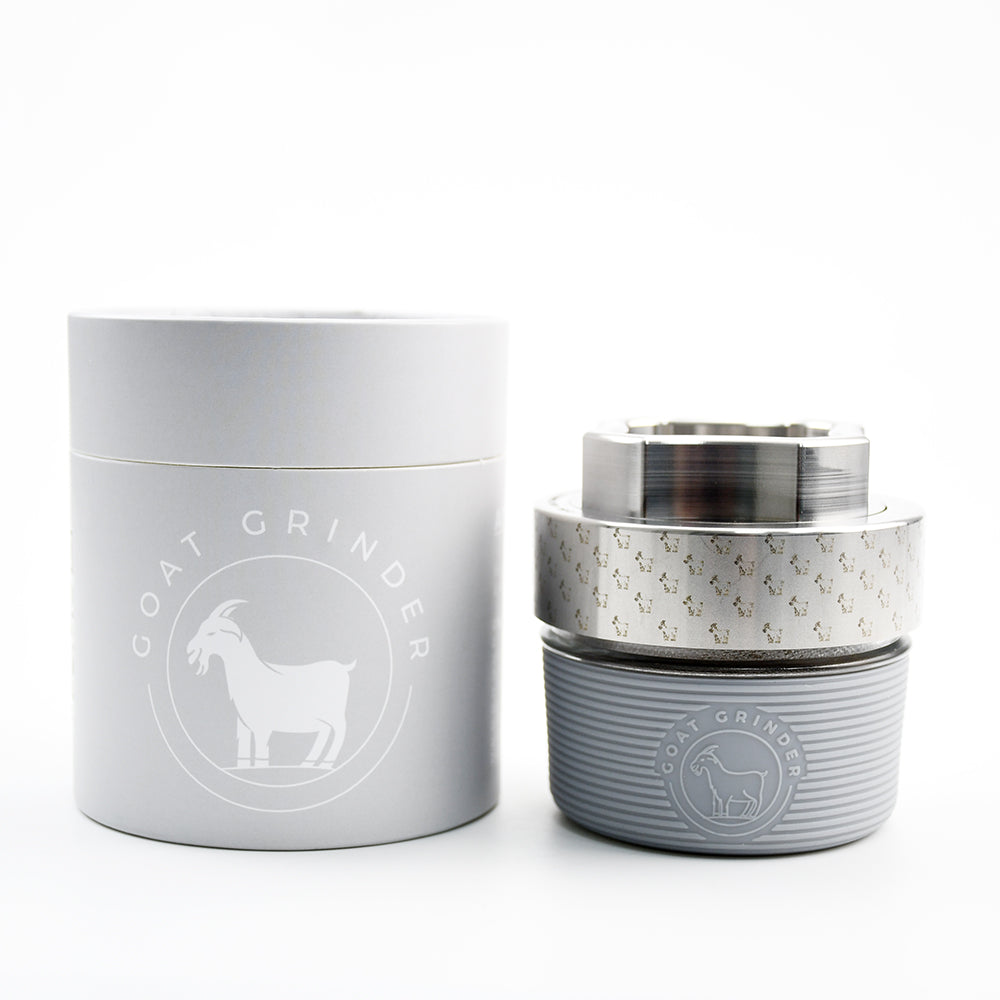 4 Piece Stainless Steel Herb Grinder | AITH v.I – OG - Repeat Pattern