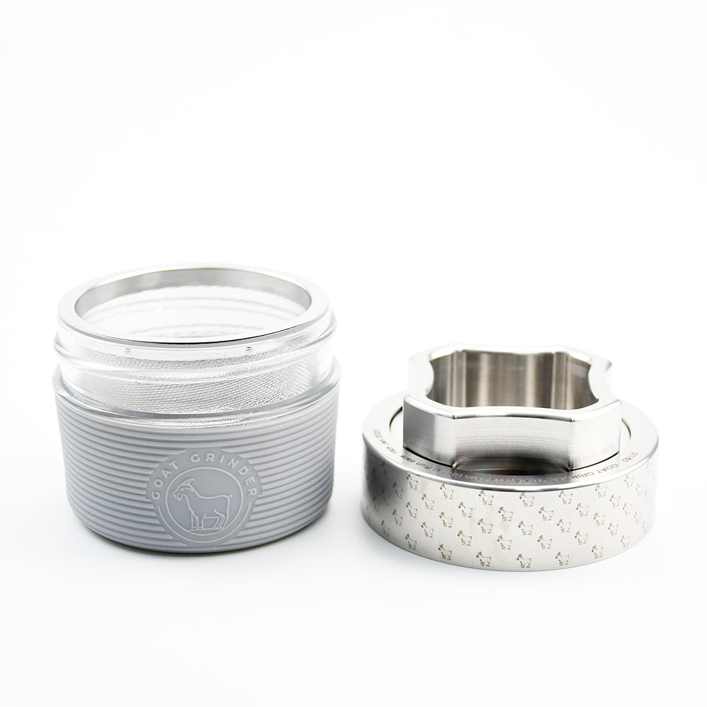 4 Piece Stainless Steel Herb Grinder | AITH v.I – OG - Repeat Pattern