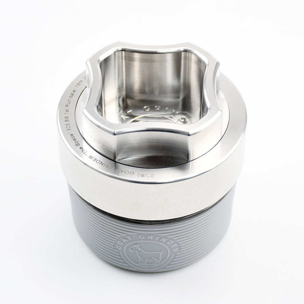 4 Piece Stainless Steel Herb Grinder | AITH v.I – OG Pattern