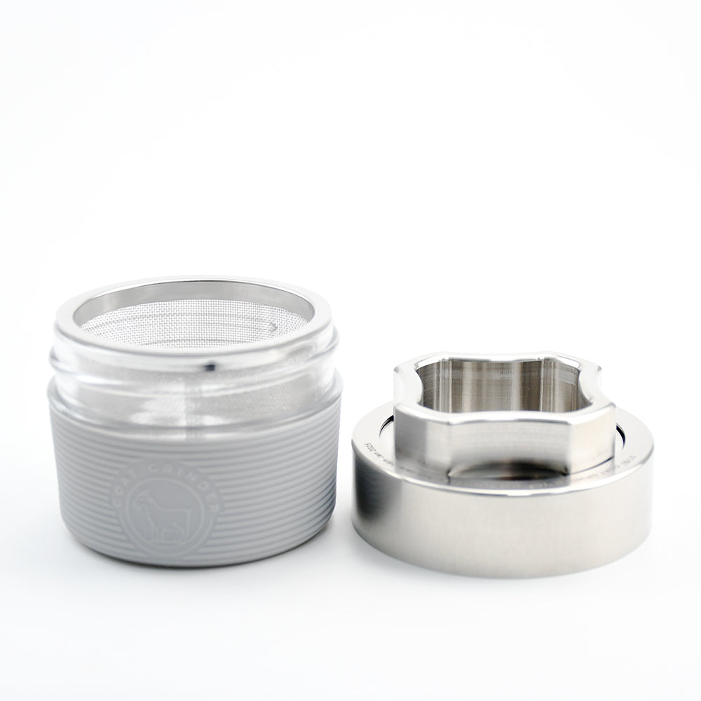 4 Piece Stainless Steel Herb Grinder | AITH v.I – OG Pattern